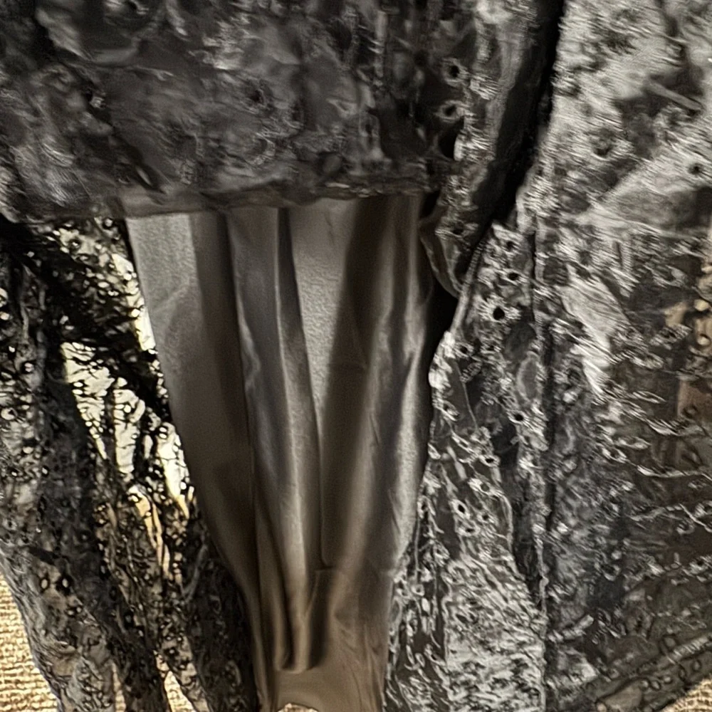 Delia’s black dolls kill floral embroidered Tulle gothic maxi dress NWT🐸 - Picture 12 of 12